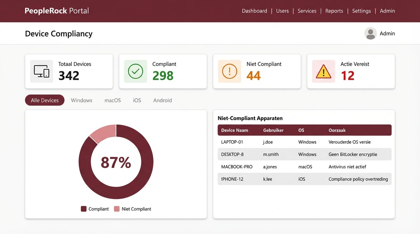 PeopleRock Portal - Device Compliancy